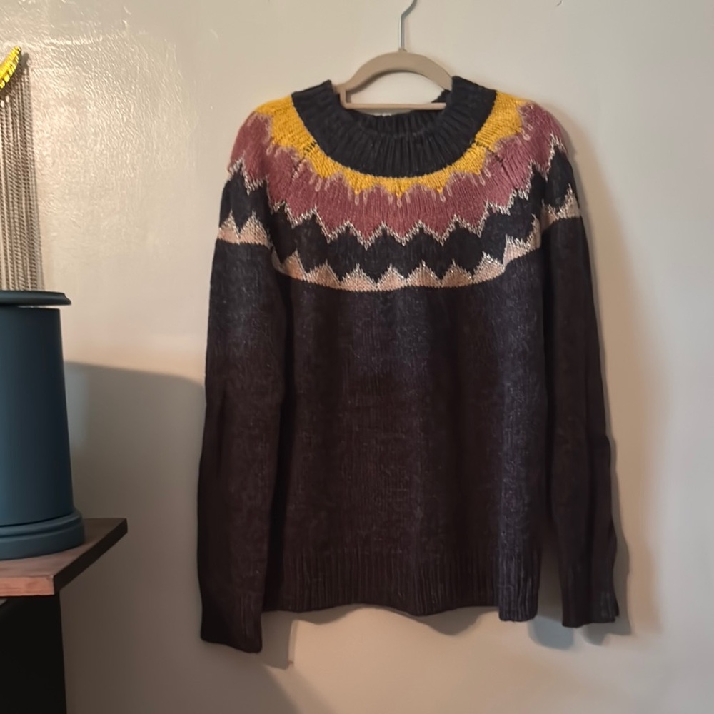 🩶💕🌼🌙Colorful Knit Sweater
